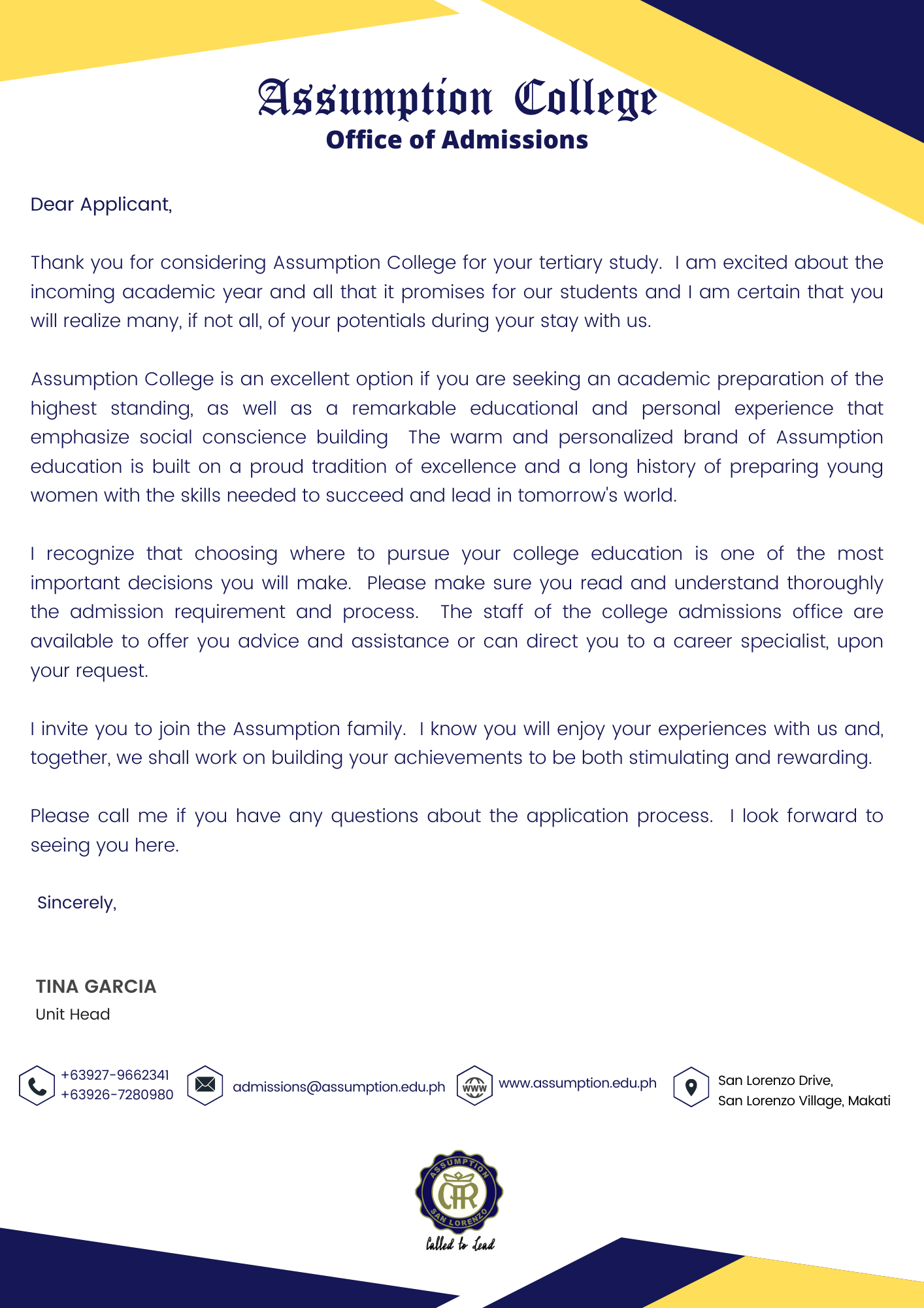 Requirements College Virtual Admissions Hub